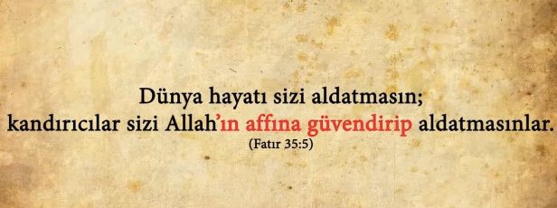 İnancımızı Kullananların, Artık Tuzağına Düşmeyelim.